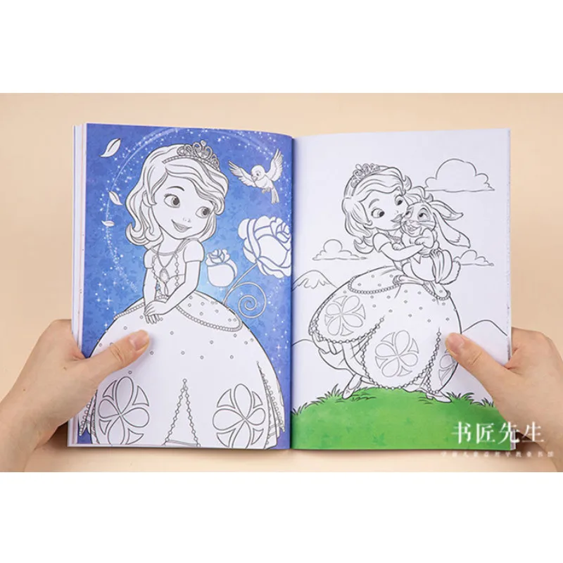 6 Books Princess Coloring Book for Kids Girls Primary School Students'  Graffiti Drawing Book for 3-10 Years Old 17 X 24cm