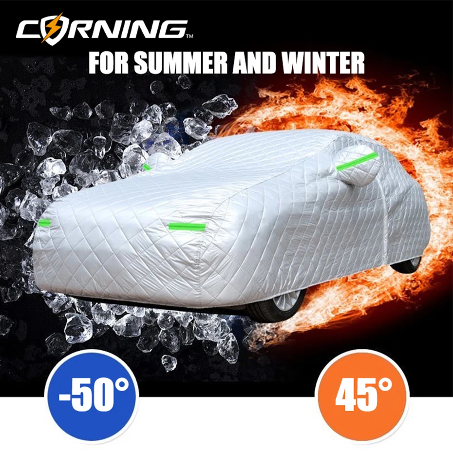 Anti Hagel Auto Abdeckung Außen Auto Abdeckungen Wasserdichte Outdoor Anti-hail Volle Schützen Schutz Fahrzeuge Beweis Sonnenschirm Äußere haile – Detail 3