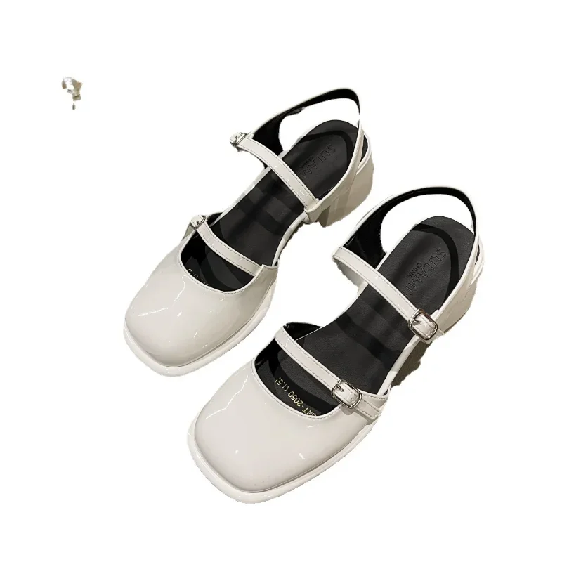 Non-slip Round Toe Sandals Shoes Ladies Casual 2023 Summer Hollow Beach Elegant Shoes Korean Fashion Party Shoes Woman Design