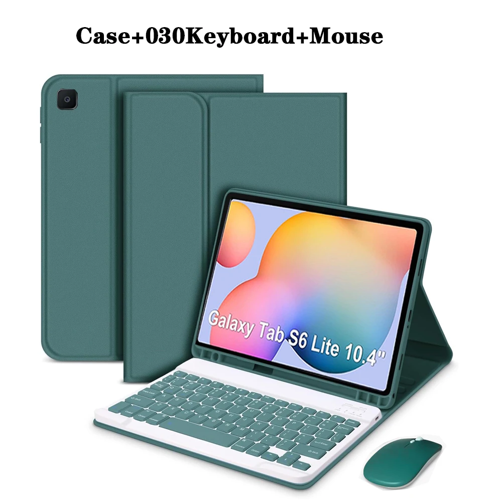 Premium Tablet Case and Keyboard Cover with Pencil Holder, 10.4-Inch