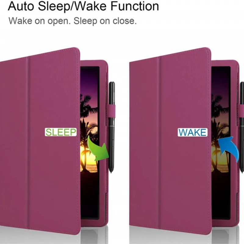 Premium PU Leather Protective Shell Back Cover for 10.9 and 11 Inch Tablets