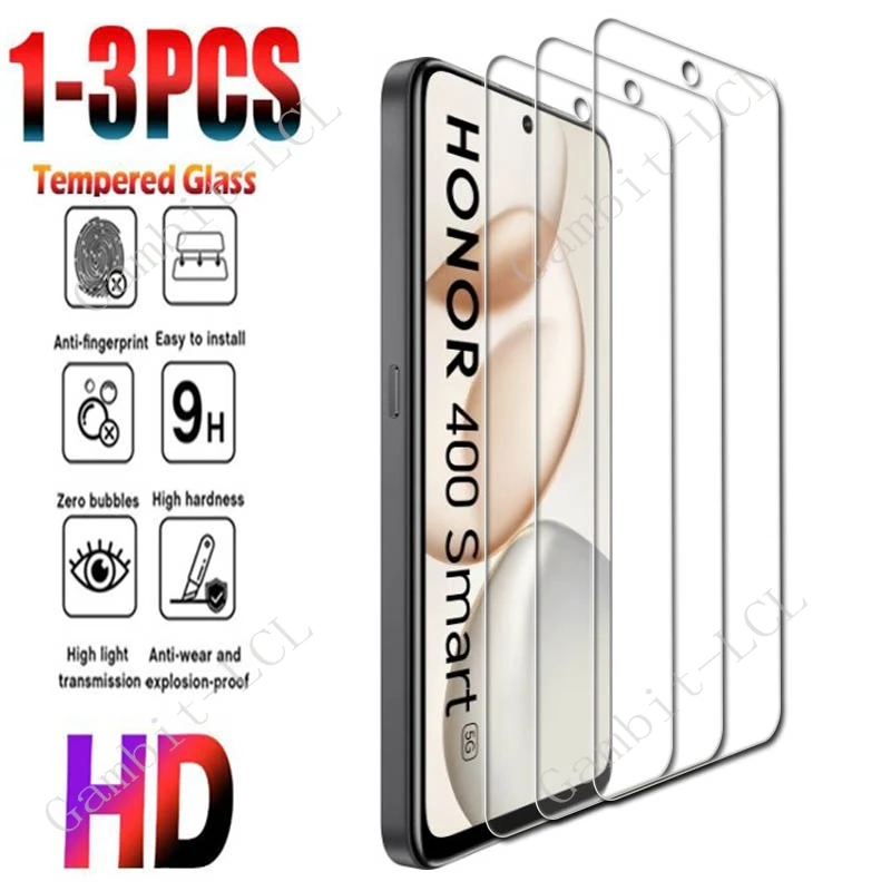 Premium HD Tempered Glass Screen Protector Film - 1 to 3 Pack
