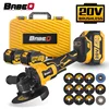 125MM M14 Brushless Angle Grinder 3 Gears Variable Cordless Angle Grinder with Box Li-on Battery Grinding Machine Cutting Tools 1