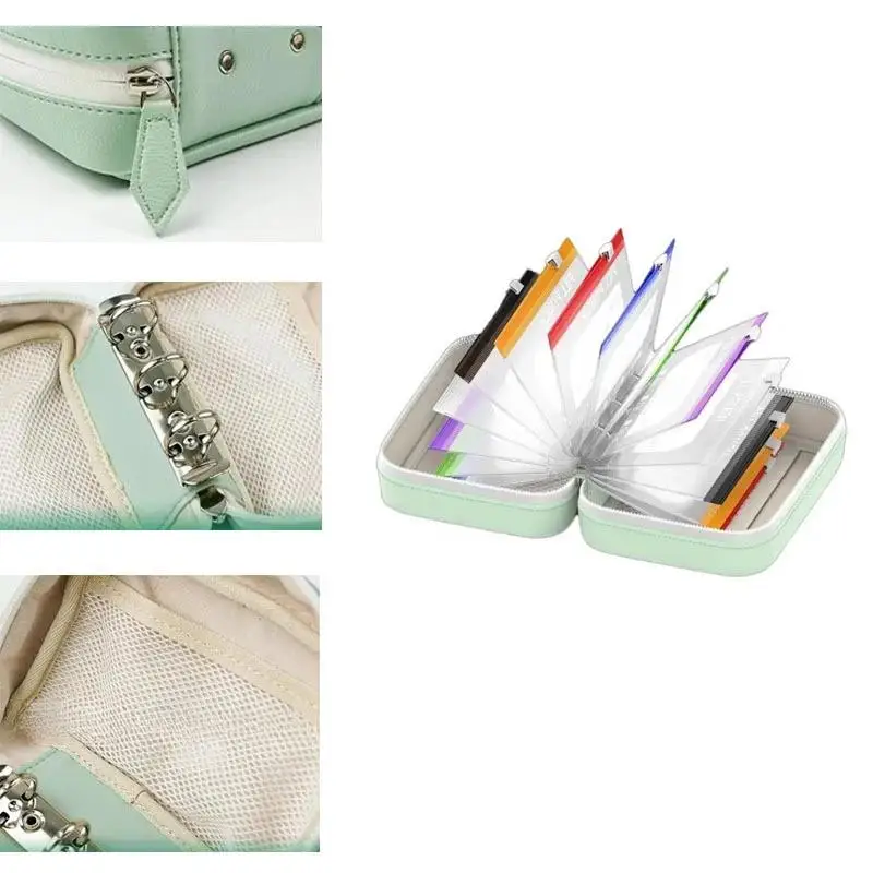 Waterproof Twice-Daily Pill Organizer with Color-Coded Pouches