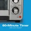 Beach 2-in-1 Countertop Toaster Oven and Long Slot 2 Slice Toaster, 60 Minute Timer and Automatic Shut Off, Shade Selec 6