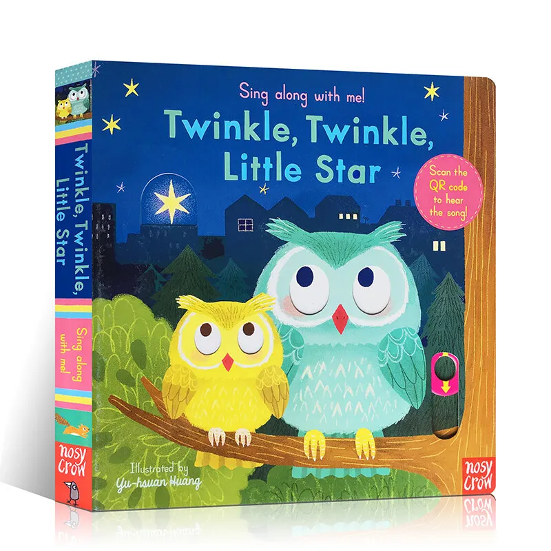 Milu Original English Gift Audio Picture Book Canta Insieme A Me Twinkle Little Star Board Toy Nursery Rhyme