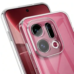 Premium Ultra Thin Transparent Silicone Shockproof Clear Back Case - 1.2mm for OPPO find x6