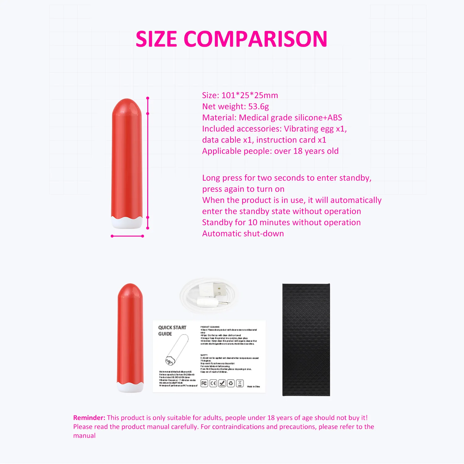 Mini Bullet Vibrator Waterproof Clitoris Stimulator For Women_voghion.com