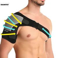 Adjustable shoulder support Brace Orthopedic Belt for Pain Relief Bandage sleeve Sports Gym Stretch Compression Sleeves Guard 1