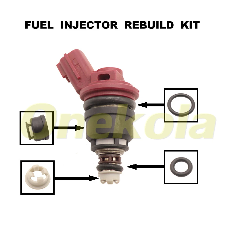 

Fuel Injector Service Repair Kit Filters Orings Seals Grommets for Nissan 92-99 Maxima Infiniti I30 96-99 3.0L 16600-96E01