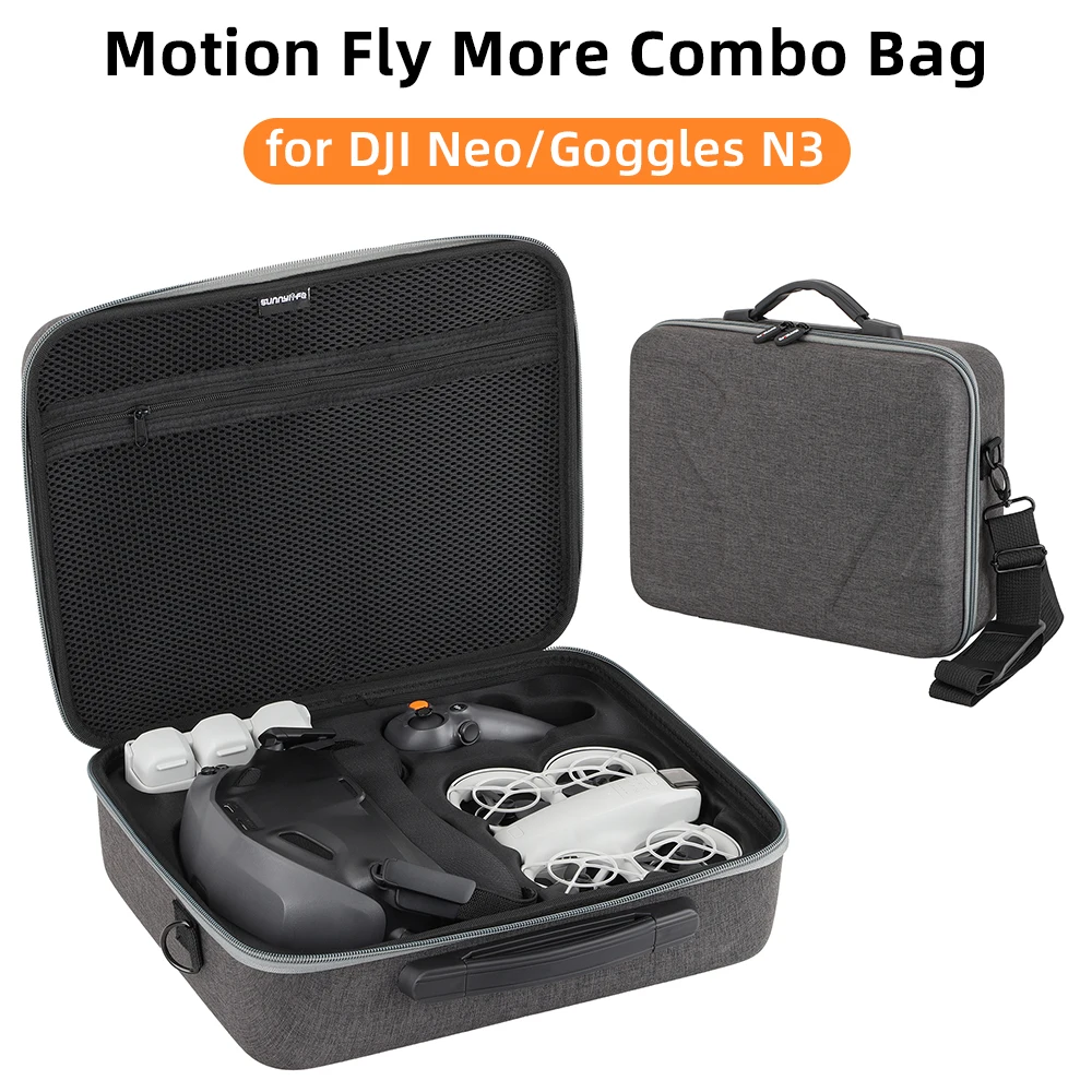 Portable drone accessories drone storage bag dji case drone case Carrying Case for DJI Neo/Goggles N3 Motion Fly More Combo Bag Shockproof Case Waterproof Protector Accessories