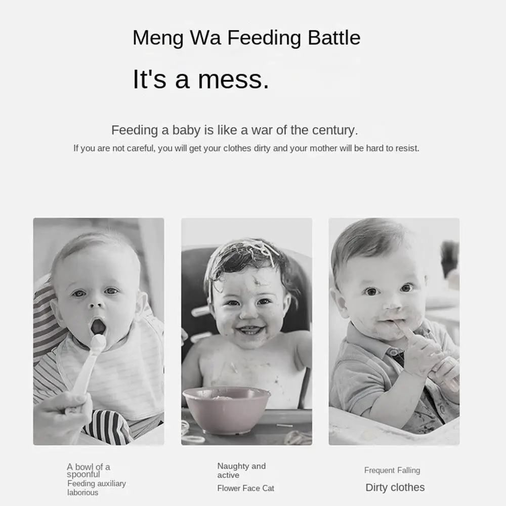 Silicone Baby Squeeze Spoon Squeezing Soft Tip Food Supplement Bottle High Temperature Resistance Convenient