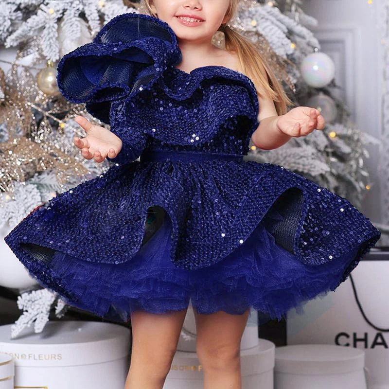 2-14 yrs Girls Dress christmas Birthday Party Wedding Baby one