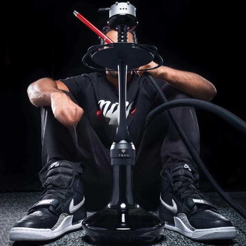 

Stainless steel hookah high-grade four-tube double-tube cigarette