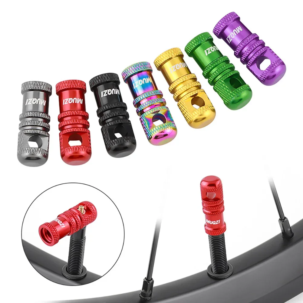 1Pc Aluminum Alloy Bicycle Tire FV Valve Cap MTB Road Bike Covered Protector Road MTB Tyre Dustproof Bike Presta Valve