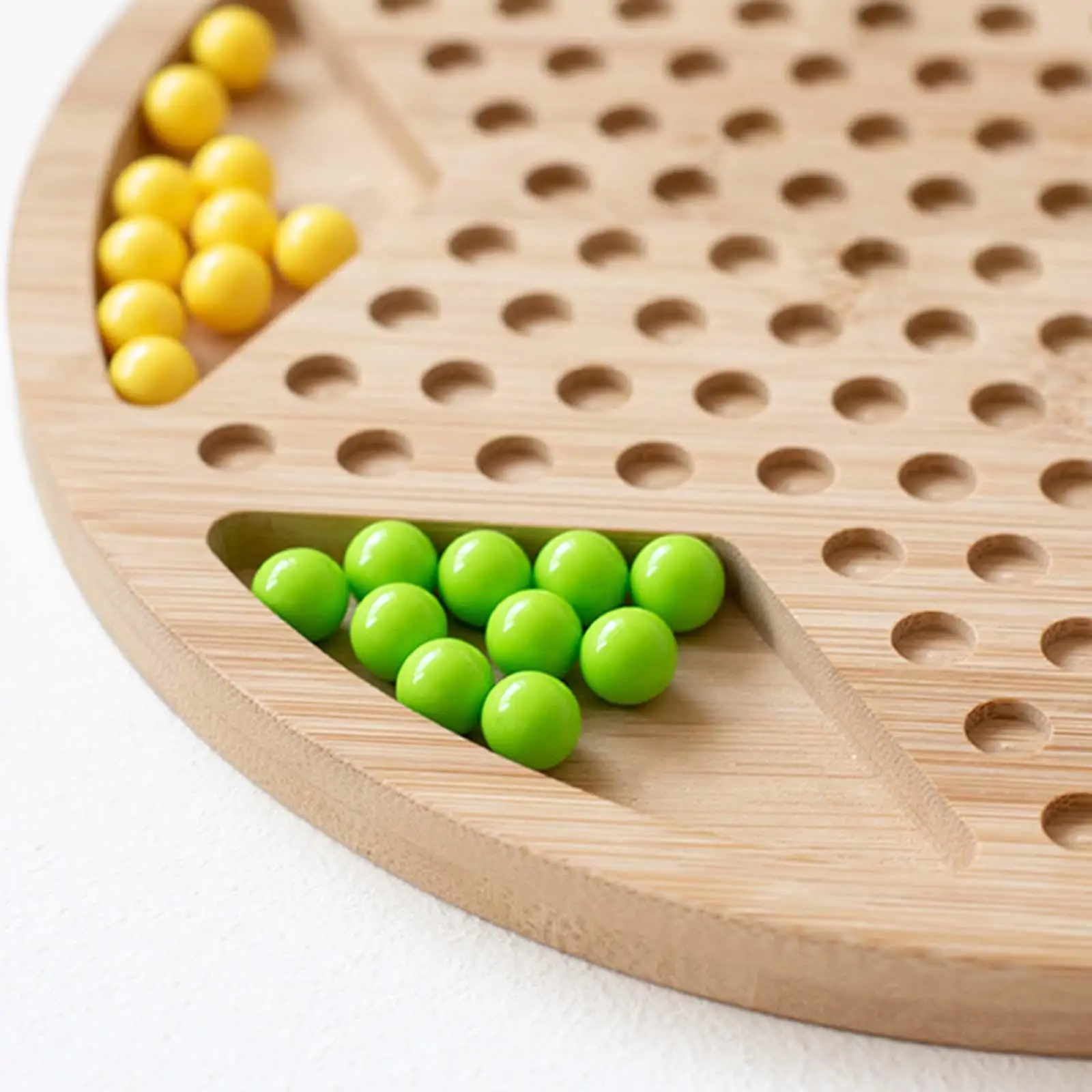 Chinese Checkers Game Set 29cm Family Board Game for Seniors Kids Boys Girls