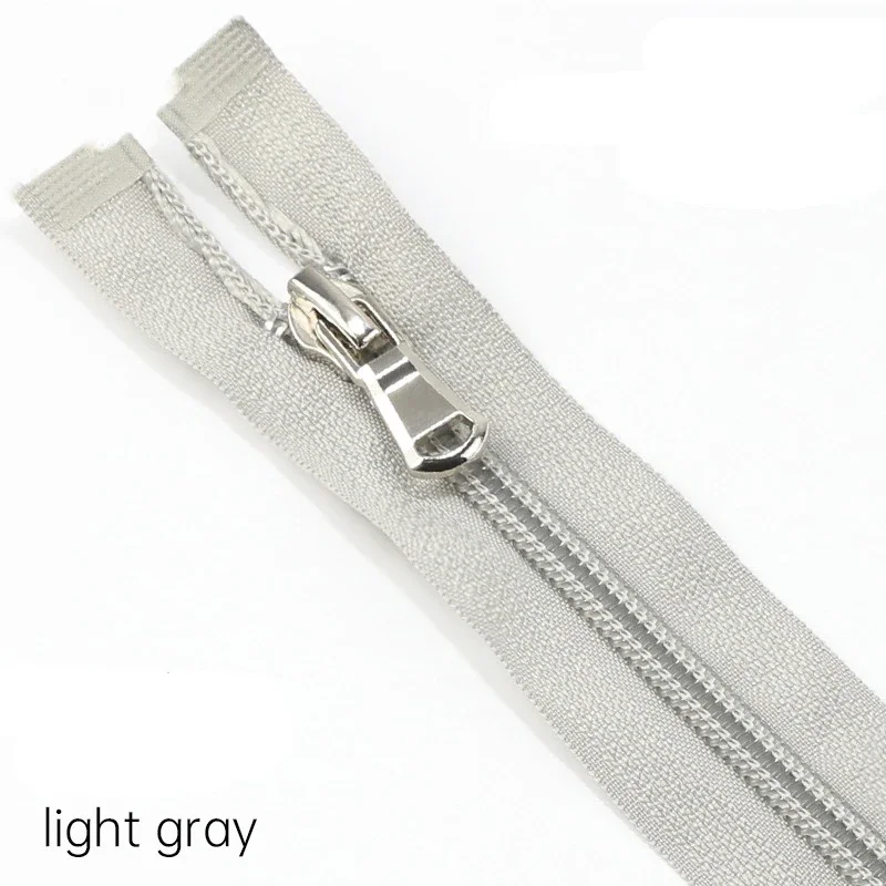 1Pcs 15 Inch-31 inch (40cm-80cm) Nylon Coil Zippers Open-End For DIY Tailor Sewing Crafts Nylon Zippers Accessories 13 Colors
