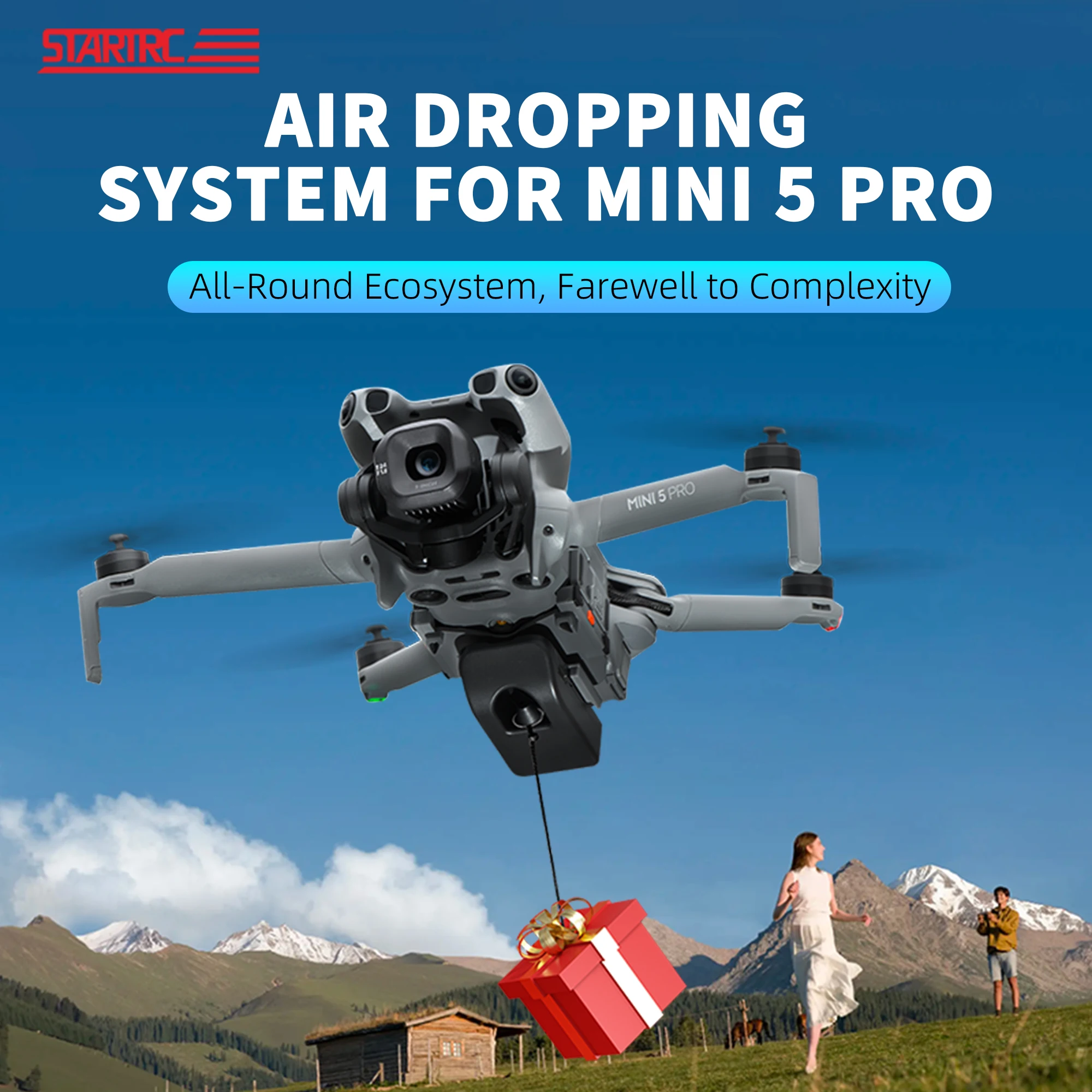 Drone avec largueur pour DJI Mini 5 Pro - 60g charge, 70mAh batterie
