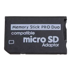 Mini lecteur de carte mémoire Stick Pro Duo, adaptateur de carte Micro SD TF  vers MS, prise en charge de l'accès, carte SD 2 Go et carte TF 16 Go,  nouveau