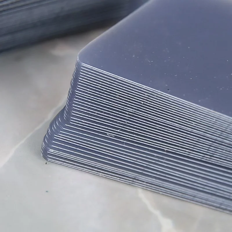 50PCS Plastic Blank Hang Tag for Bag Square PVC Cards for Garment Round Transparant Swing Tags