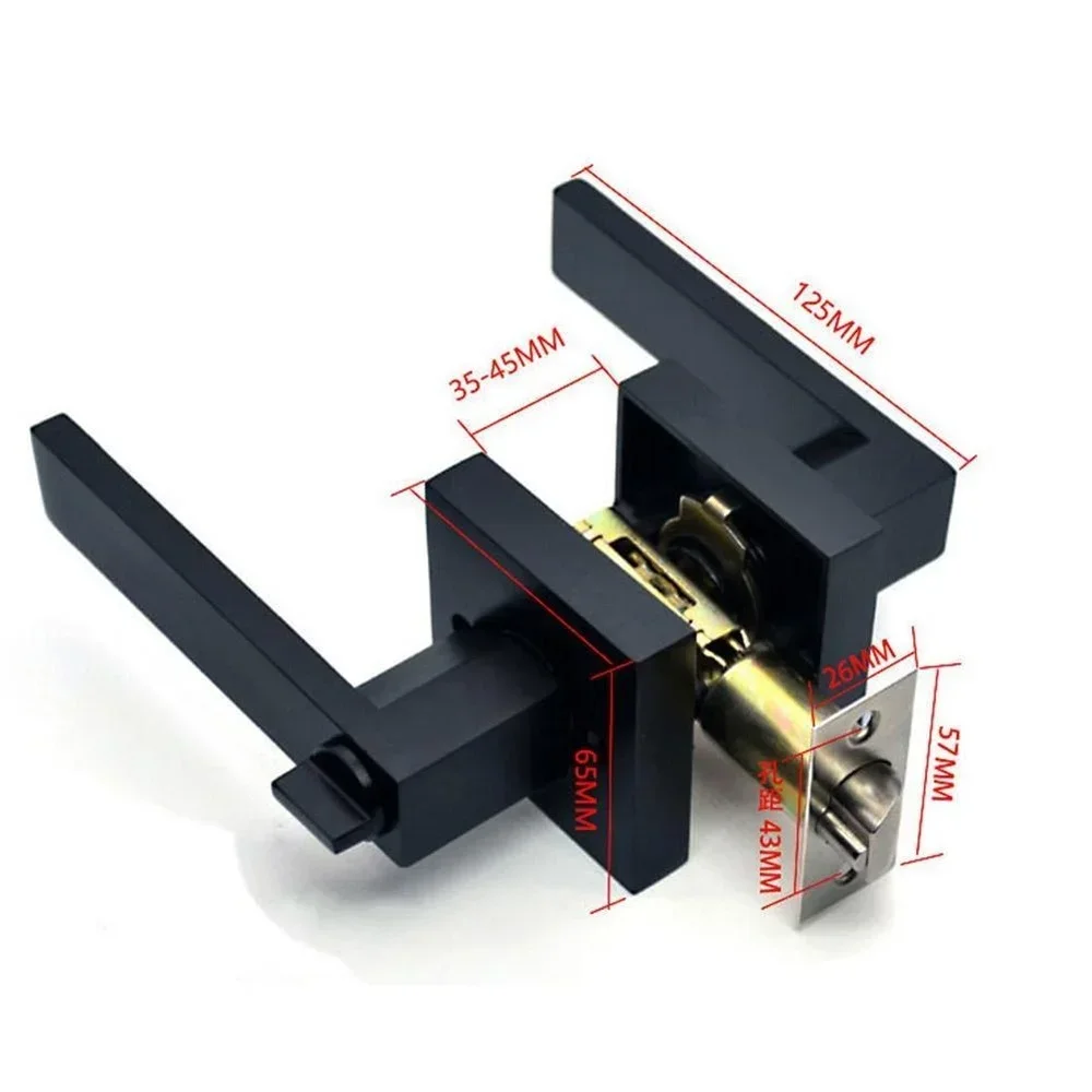 Heavy-Duty Interior Door Handle Locks with Core/Latch Safety Door Lock Accessories Durable Lock Handle Set for Home door lock