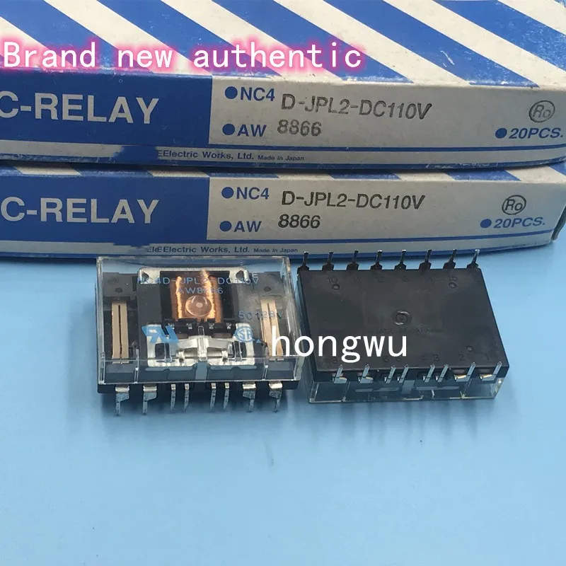

100% Original New 1PCS/ NC4D-JPL2-DC110V relay 16pins