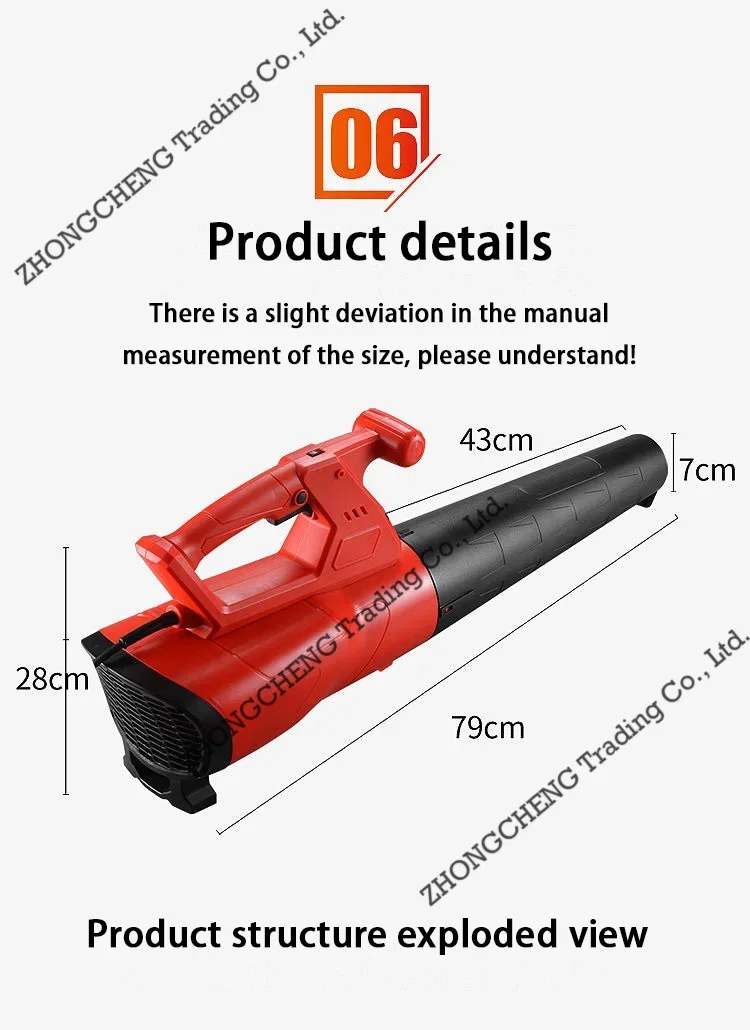 220v New 4800W Blower Electric Portable High-power Hair Dryer For Industrial Use