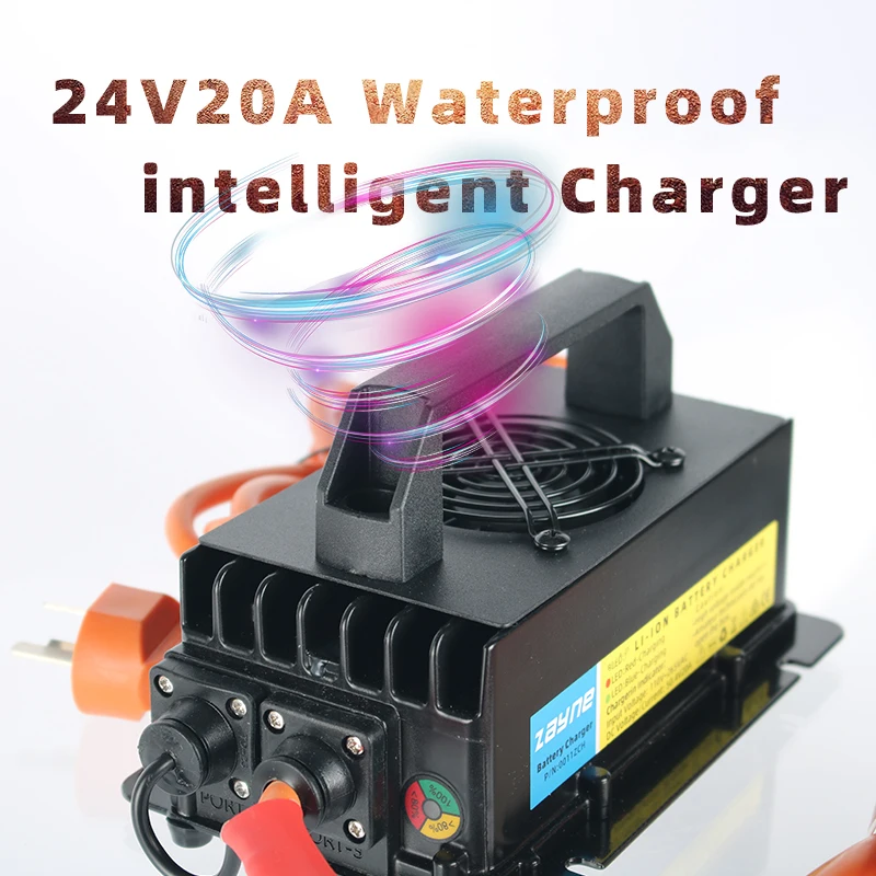 ZAYNE AGM VRLA 납산 배터리 팩, IP67 방수, 24V 20Amp 충전기 젤, 골프 카트 바닥 스크러버, 선박 전원