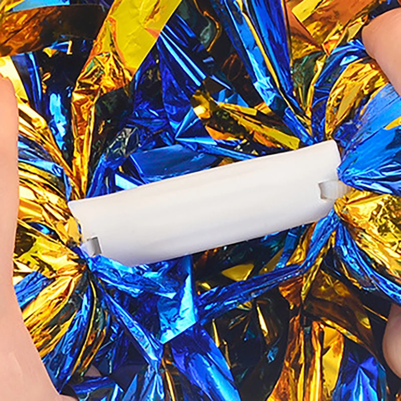 Description Picture 3 of item30/34CM Game Pom Poms Cheerleading Cheer Ball Flower Sports Match Vocal Dance Party Concert Decorator Come On Prop Club Supply