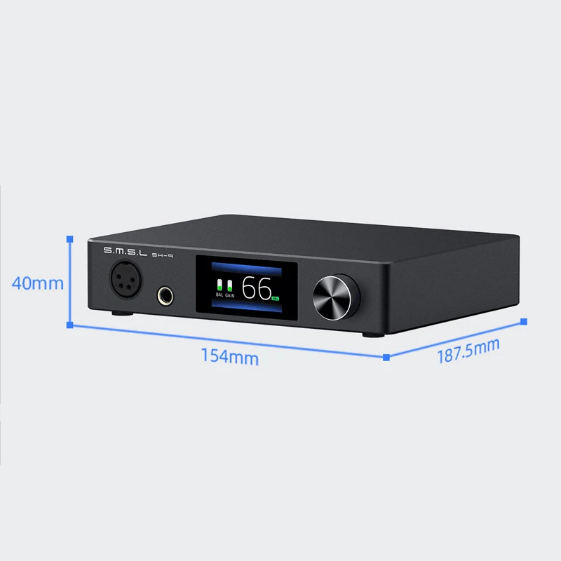 SMSL SH-9 Headphone Amplifier THX AAA Technology RCA/XLR Input 6.35MM Balanced
