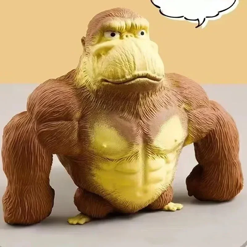 11cm Super Stretchy Gorilla Fidget Toy, Squishy Monkey Squeeze Toy, Splat Maxi Kong, Sensory and Fidget Toy for Kids and Adult 5