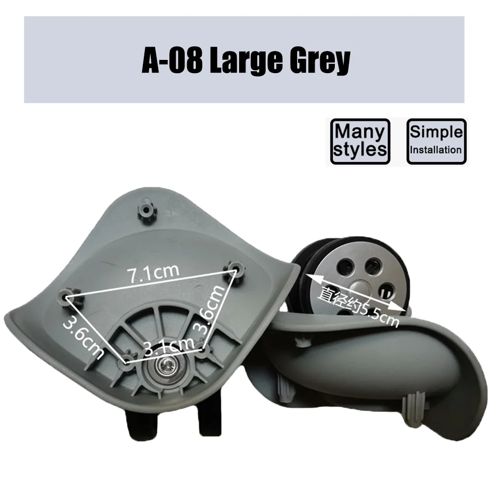 Suitable For Hongri A88 Trolley Case Wheel Pulley Sliding Casters Universal Wheel Luggage Wheel Slient Wear-resistant Smooth