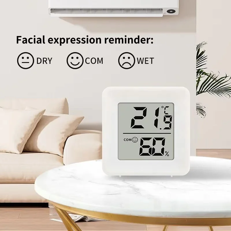 4pcs Mini Indoor Thermometer LCD Digital Temperature Room Hygrometer Gauge Sensor Humidity Meter Indoor Thermometer Temperature thermometer hygrometer digital thermometer temperature and humidity meter hygrometer thermometer