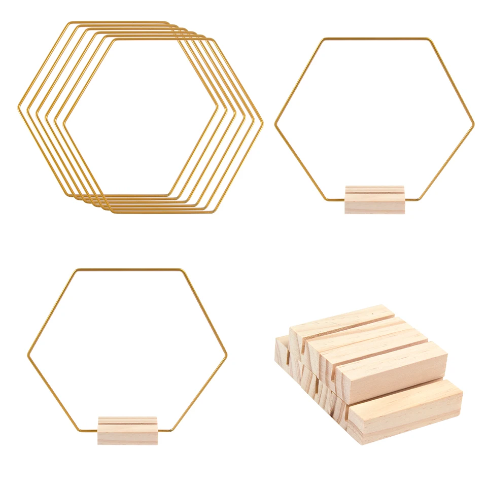 Cerchi Metallici Oro Per Ghirlande Floreali E Macramè – 8 Cm, 2 Pezzi - 3