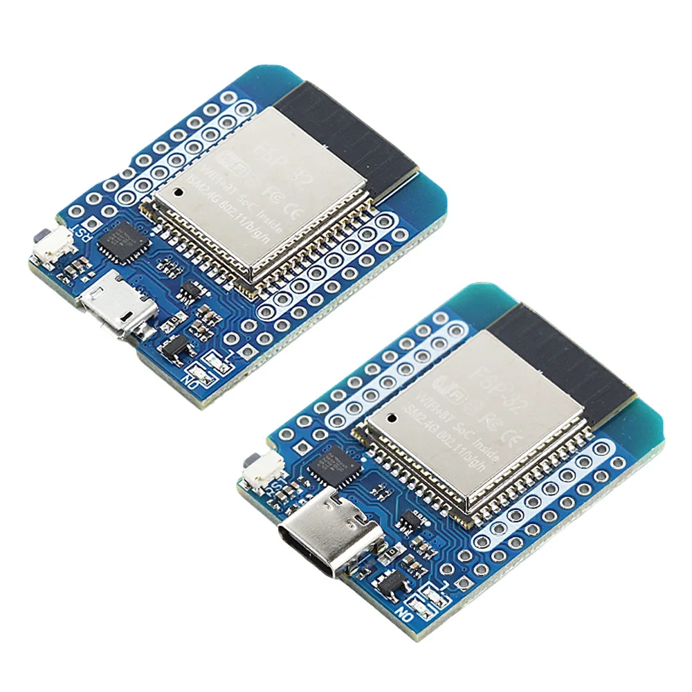 D1 mini esp32 bt wifi modul entwicklungs karte für internet der sachen cp2102 ch9102f serielle 40pin usb micro type-c esp32
