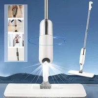 Fashionable Microfiber Flat Mop Head Hot Stainless Steel Handle Household Floor Cleaning Spray Mop Water Tank Hot Sale