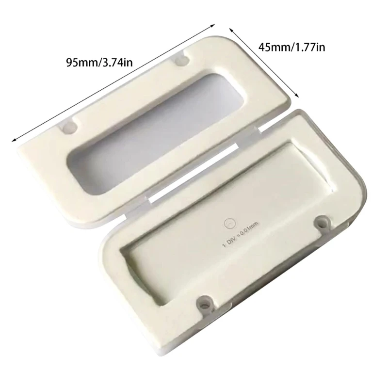 Eyepiece Calibration Ruler Slides 0.01mm Microscope Micrometer Microscope Calibration Slide Stage Micrometer