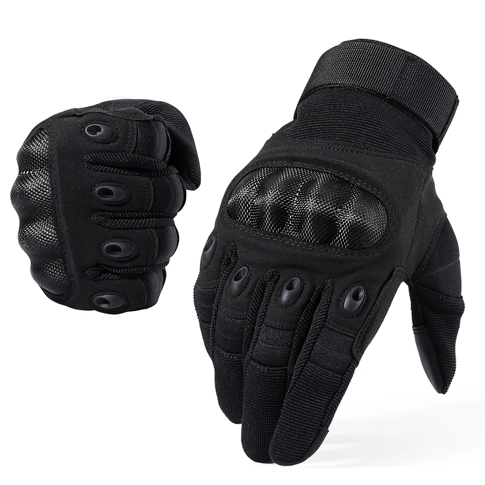 thumbnail image 1 of Guantes tácticos con pantalla táctil para tiro de Paintball, Airsoft, combate, caza, deportes, ciclismo, antideslizantes, dedo completo, 1 of 5