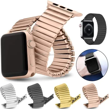 Cinturino Elastico per Apple Watch 8 9 7 45mm 41mm Ultra2 49mm 6 5 4 SE 38mm 42mm 45mm, Bracciale Sportivo in Acciaio Inossidabile