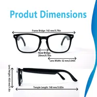Smart glasses, app translation, color-changing lenses, high-definition voice calls, Hi-Fi music quality, open-ear audio glasses. - Image 5