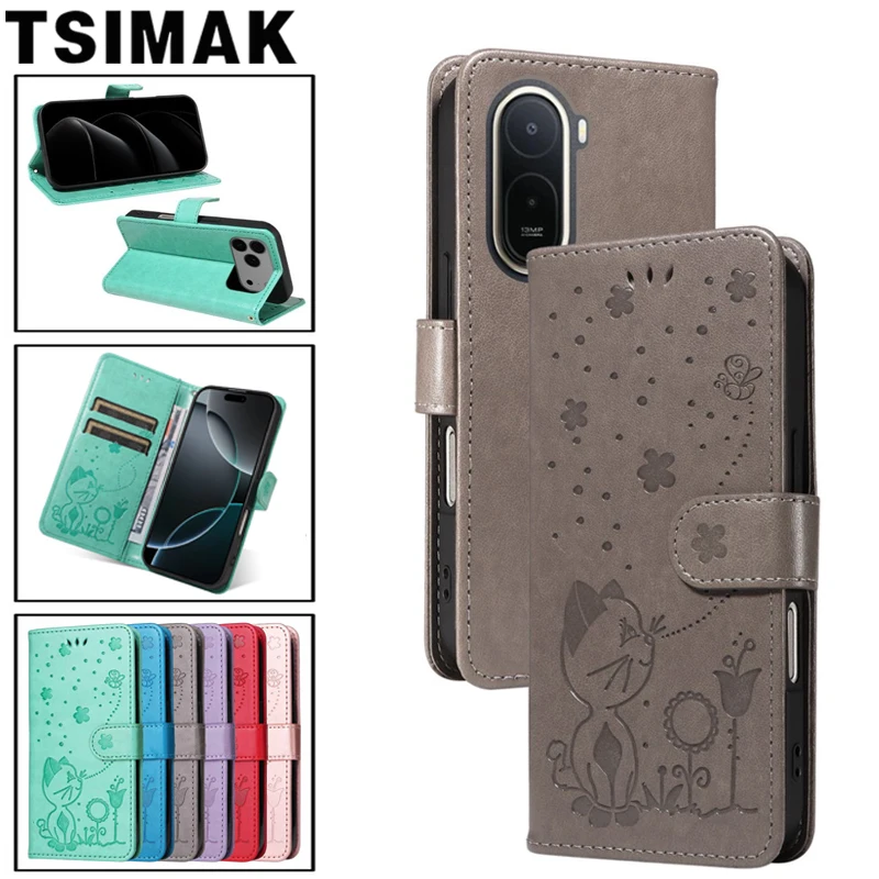 Magnetic Flip Wallet Leather Phone Case Cover