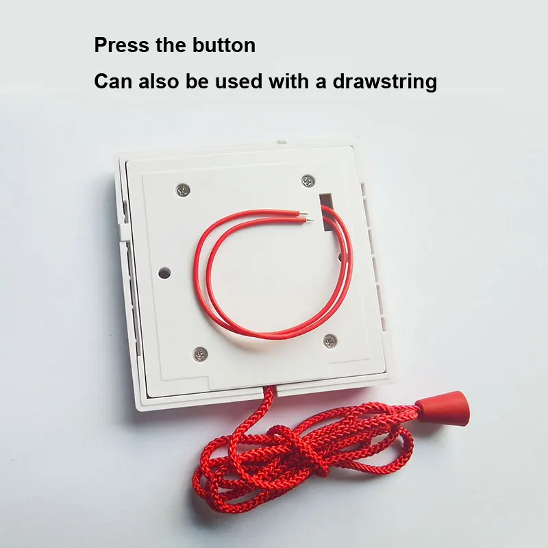 5pcs Wired Emergency Call Button With Press Button And Pulling Rope For Hospital Help Call System