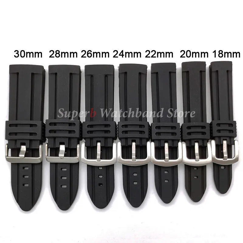 Enhanced Waterproof Silicone Sport Watchband Bracelet
