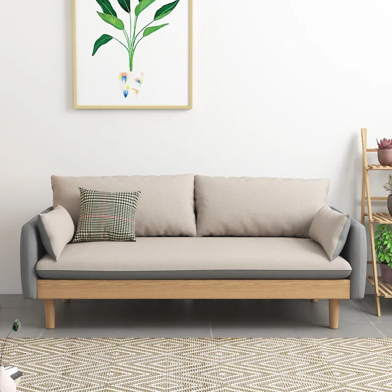 

Upholstered Minimalist Sofas Luxury Fabric Cozy Dining Arm Couch Office Italian Recliner Sofy Do Salonu Interior Furniture