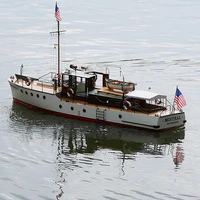 Wooden Yacht Northwest Wind Basswood Kit Assembled Ship Model 1
