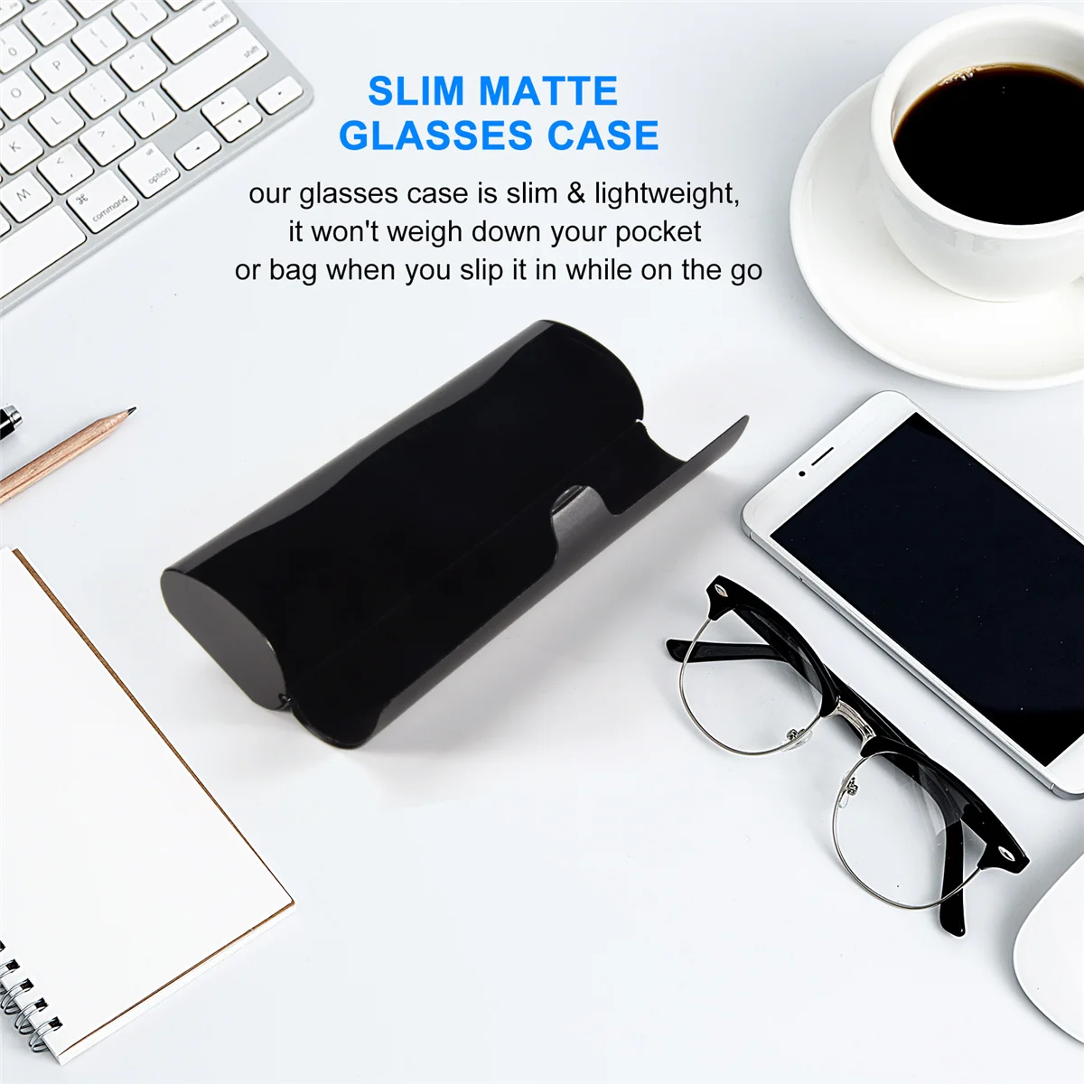 Slim Matte Hard Metal Spectacles Case Reading Glasses Eyeglasses Case Protection