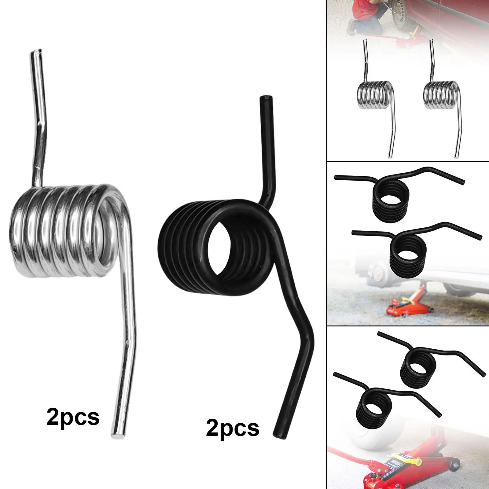 2 Pieces Jack Spring Hydraulic Jack Accessories Spare Part Torsion Spring
