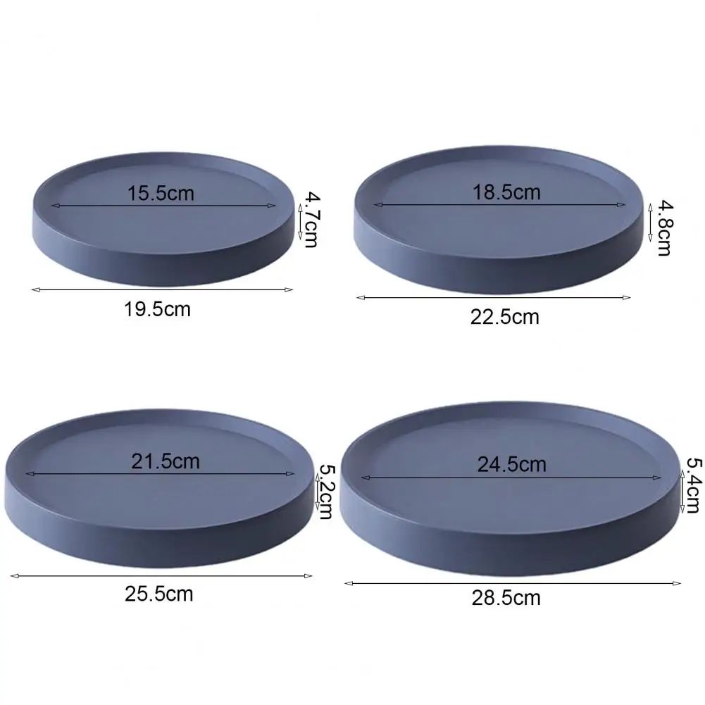 1pc New Nordic Style Flower Pot Saucer 4 Sizes Plant Tray Corrosion-resistant Mobile Wheels Design Plant Tray Home Decoration - Image 6