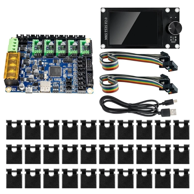 OWL 32Bit Double Print Head Motherboard 150Mhz LPC5528 TS35 USB Disk Dropship