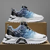 Plaid Sports Shoes for Men and Women, Fashionable and Breathable Running Shoes with Rotating Button Air Cushions, Ultra-Light Running Shoes for Men and Women, Suitable for Outdoor Workout and Traveling Men's Shoes 5
